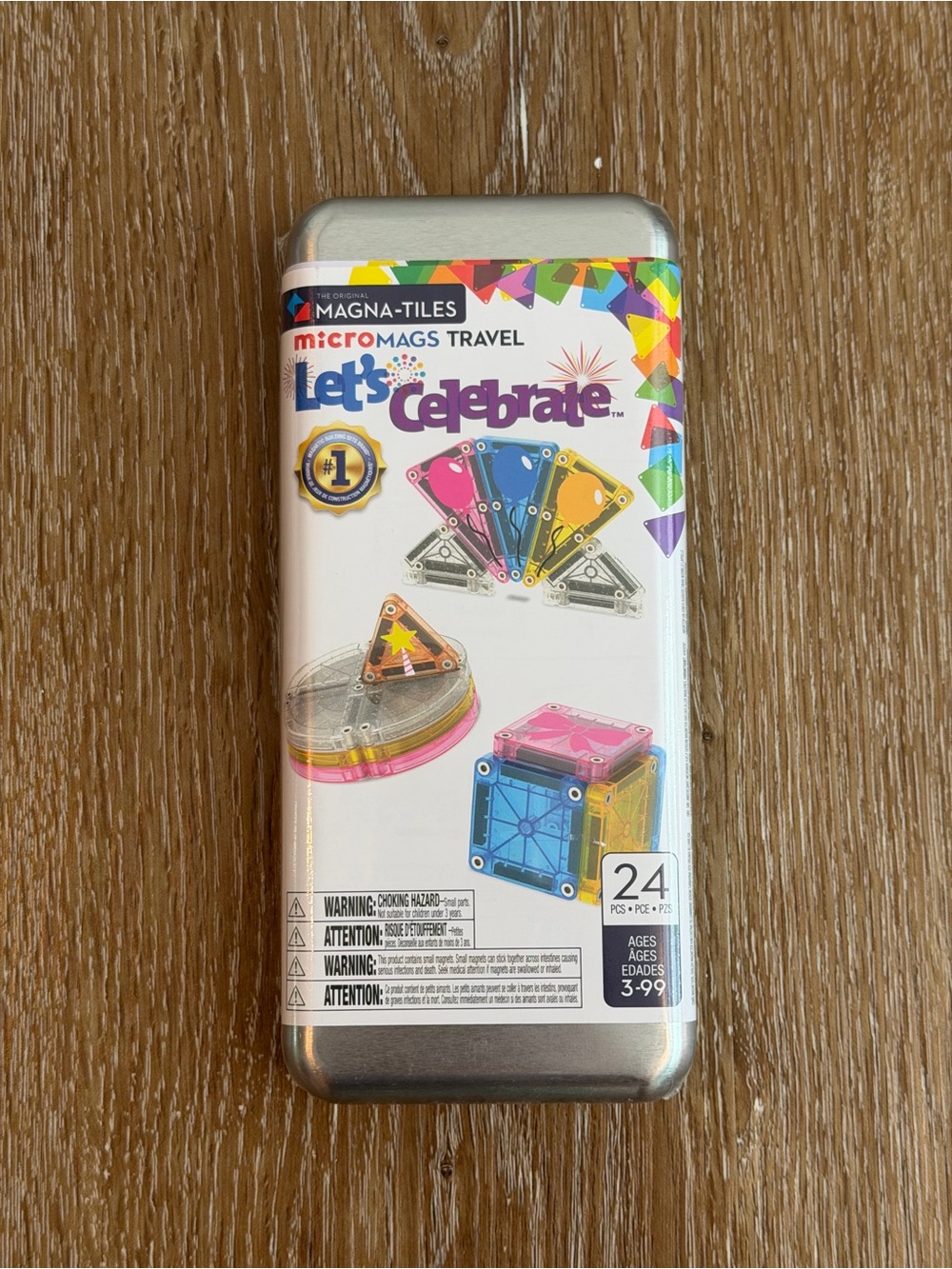 Magna-Tiles microMAGs Travel Let's Celebrate Magnetic Building Set - Multicolor